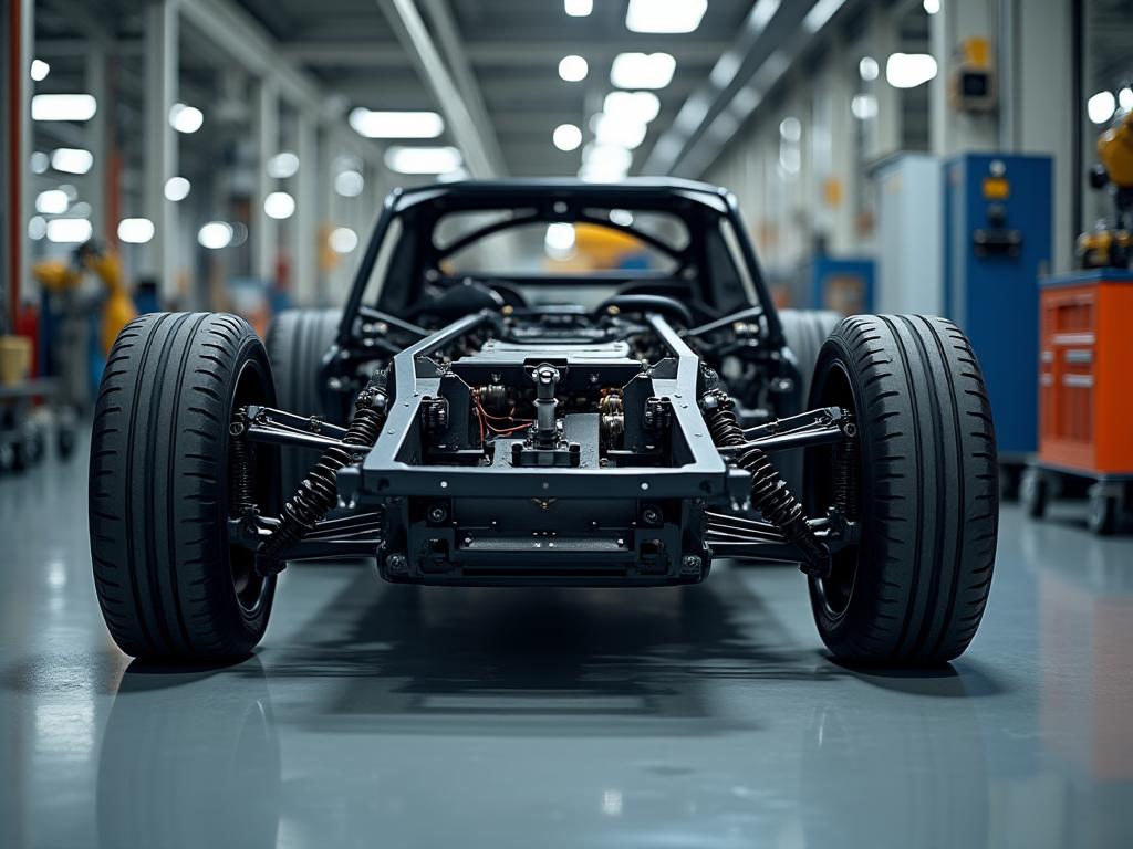Componentes de chassis e carroçaria - fabricação automotiva